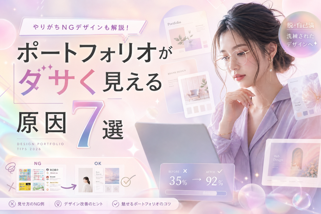 ポートフォリオがダサく見える原因7選