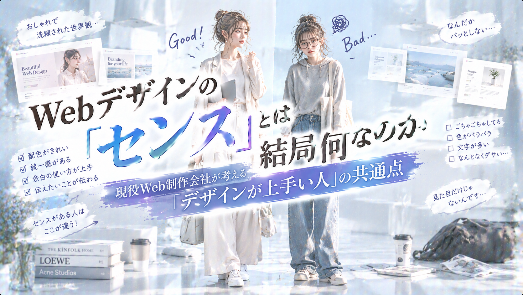 Webデザインの「センス」とは結局何なのか｜現役Web制作会社が考える「デザインが上手い人」の共通点